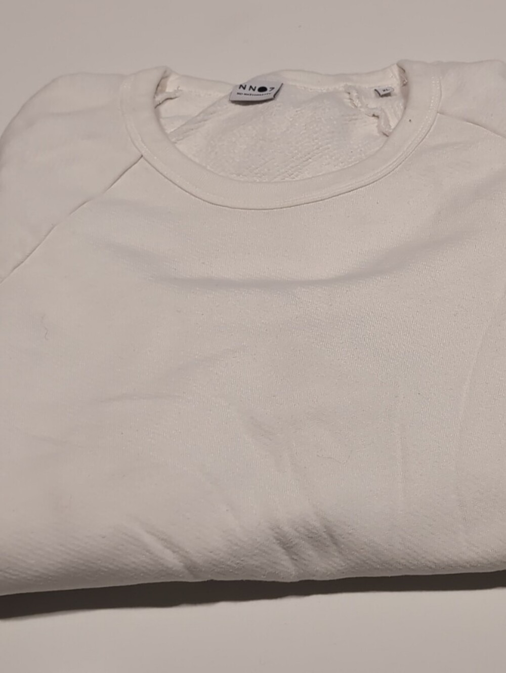 NN07 Men's White Crewneck Sweater